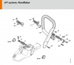 Stihl MS 362 Gasoline Chainsaw Spare Parts